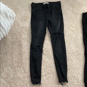 Black Free People Jeans